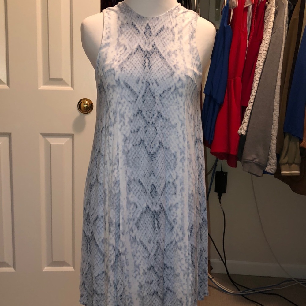 Silence+Noise Snakeskin Shift Dress